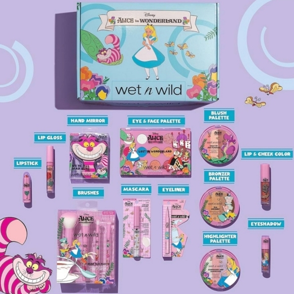 DISNEY Alice in Wonderland Wet n Wild 2 pc. sponge set NIP Ltd. Ed. Make Up - Picture 5 of 5